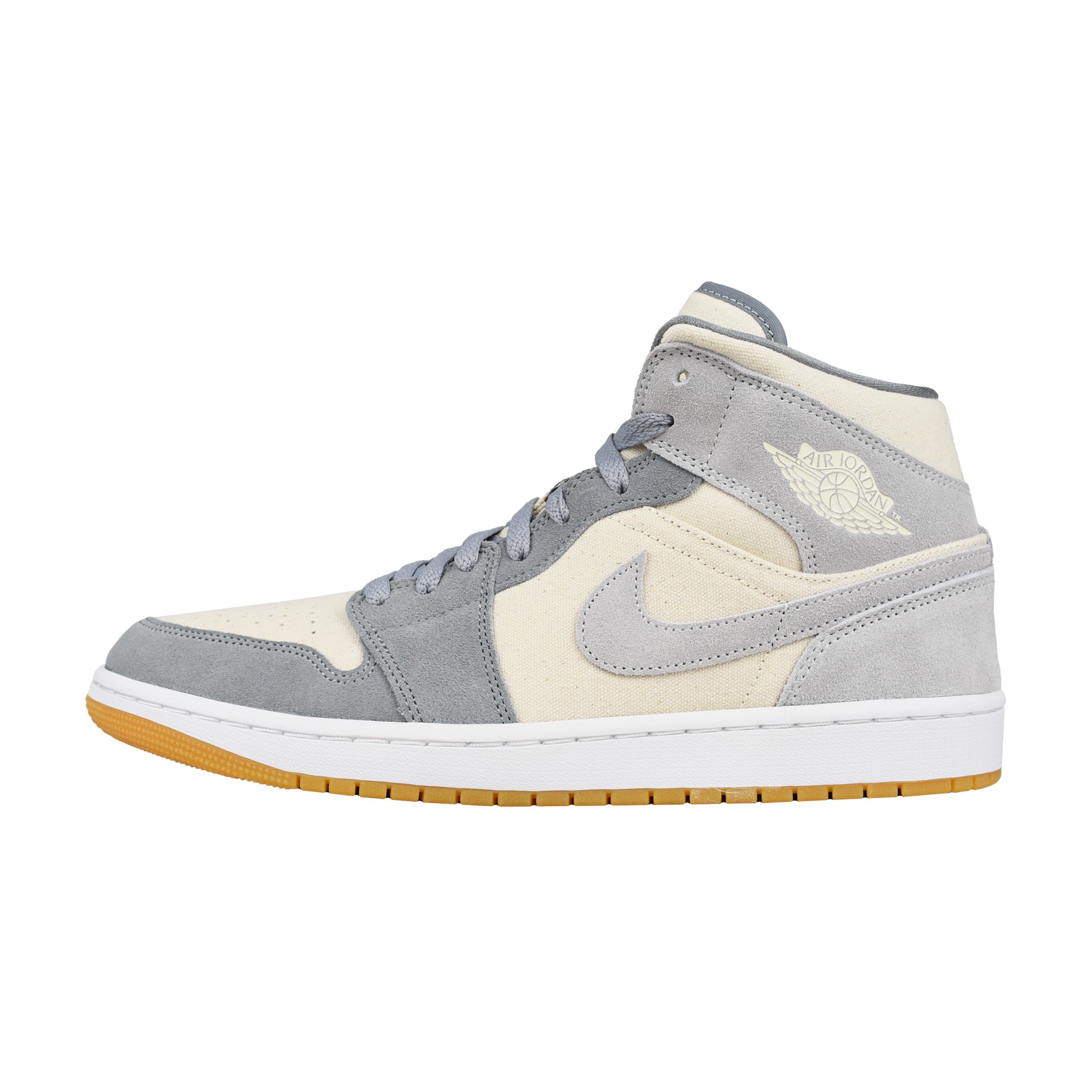 Jordan 1 mid hot sale particle grey