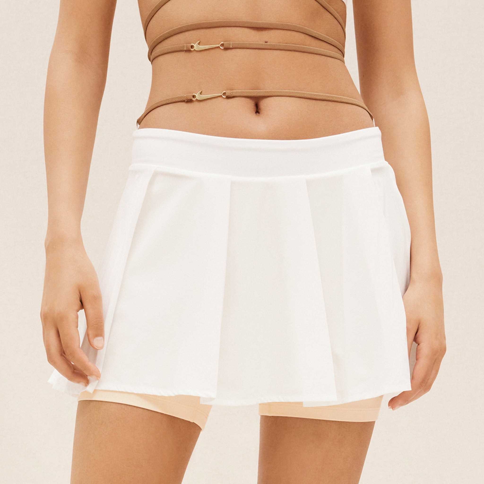 Nike x Jacquemus La Jupe Skirt / Short - Pearl White | Australia New Zealand  CLOSE UP