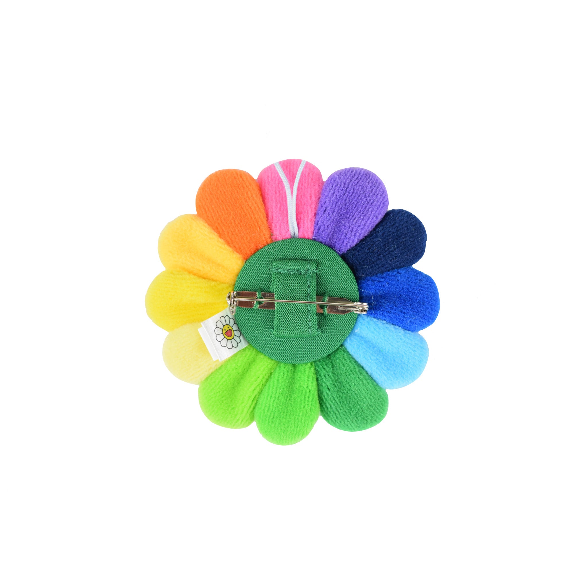 Takashi Murakami Flower Plush Pin – Rainbow/ Sail BACK | Australia New Zealand