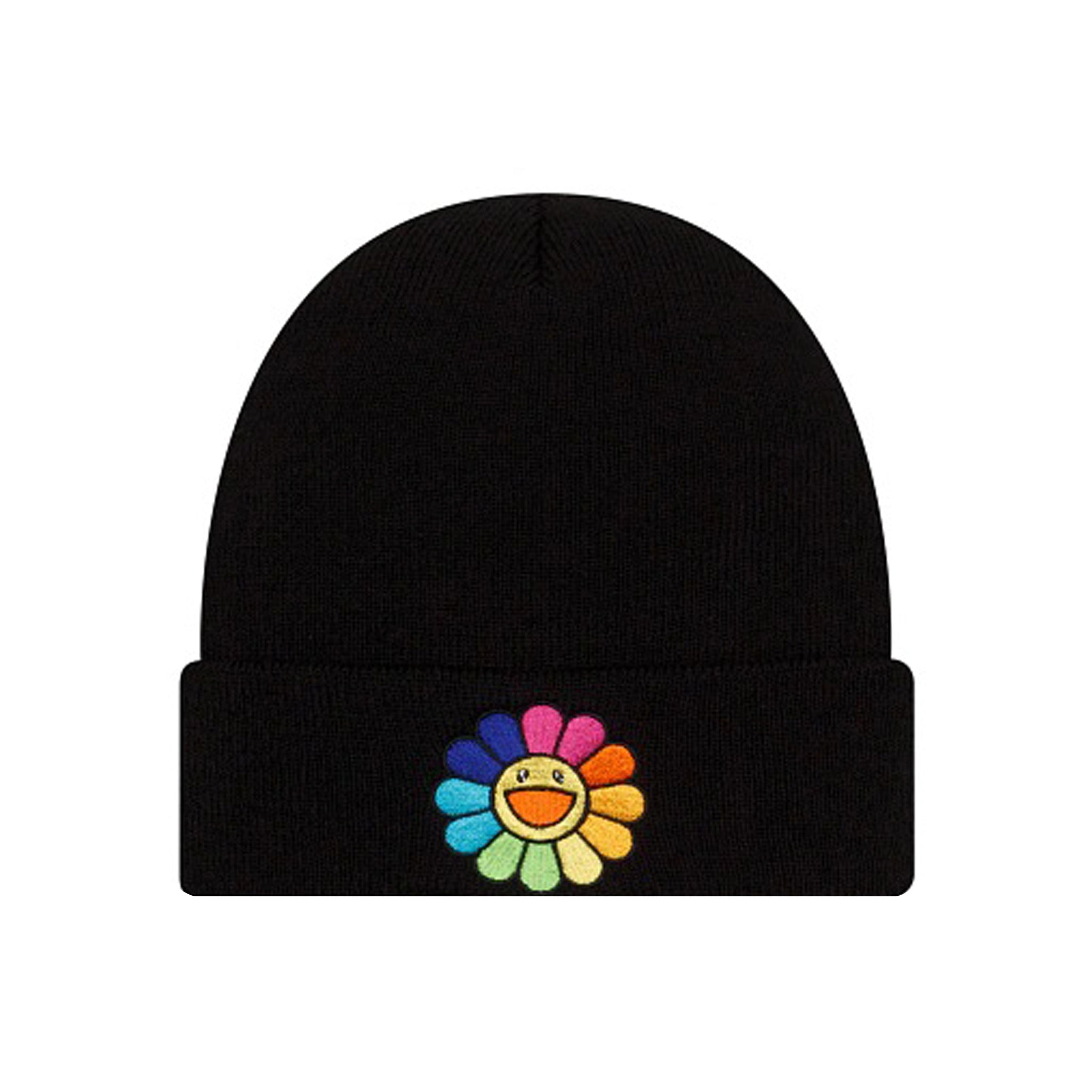 Takashi Murakami x New Era Flower Basic Cuff Knit Beanie – Black | Australia New Zealand
